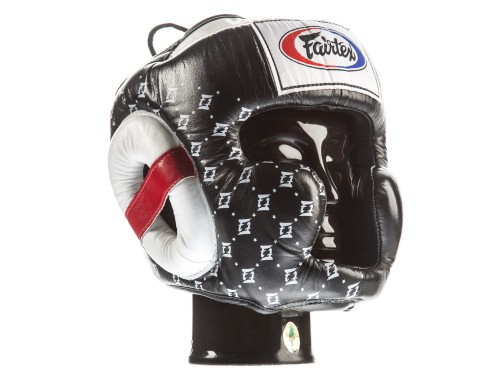 Fairtex Kask bokserski sparingowy - HG10 (black) "Super Sparring"