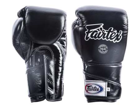 Fairtex Rękawice bokserskie BGV6 - black/black "ANGULAR SPARRING"