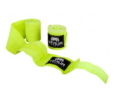 Venum Bandaże bokserskie - 4 m - neon lime
