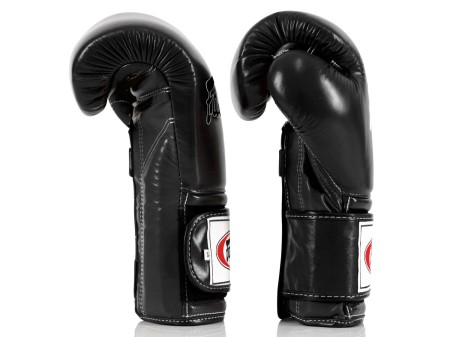 Fairtex Rękawice bokserskie BGV9 (black/black palm) "Mexican Style"