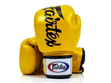 Fairtex Rękawice bokserskie BGV19 - gold