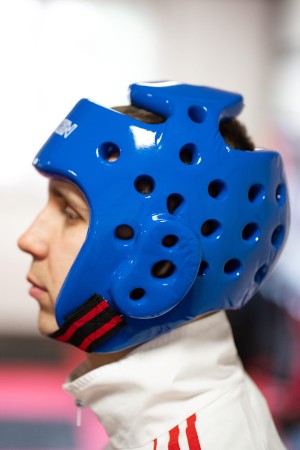 Daniken Ochraniacz głowy/kask - piankowy - niebieski