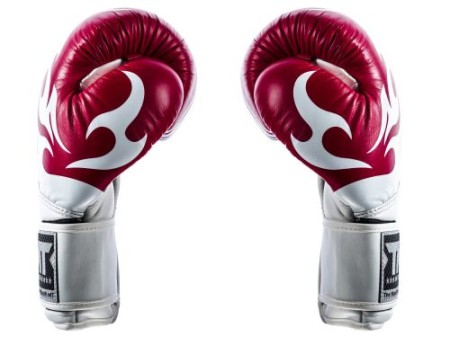 Top King Rękawice bokserskie TKBGWS "World Series" (white/red)