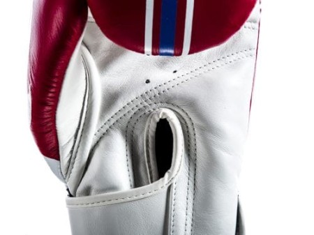 Top King Rękawice bokserskie TKBGWS "World Series" (white/red)