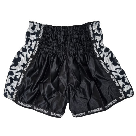 Daniken Spodenki treningowe Muay Thai/Kickboxing CAMO SPECIAL - TSS-41 czarne