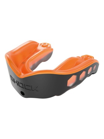 SHOCK DOCTOR Ochraniacz zębów - szczęka GEL MAX - czarno/pomarańczowy