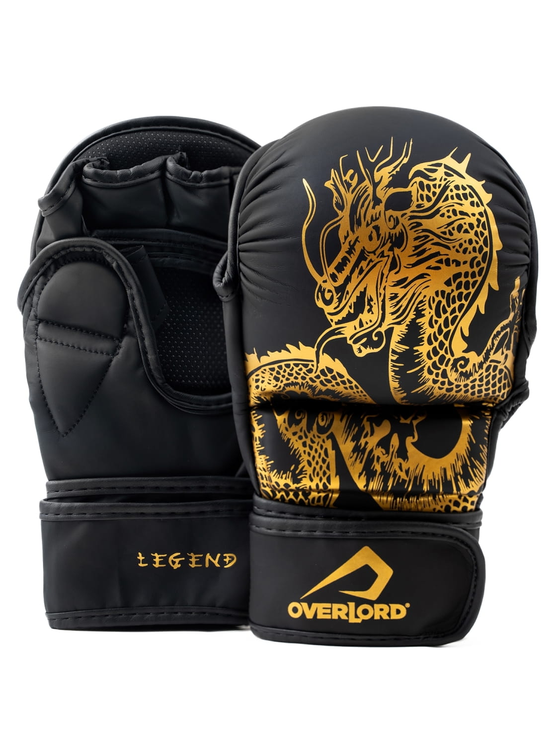 Overlord Rękawice MMA Legend  - Kolor: Czarno-złoty