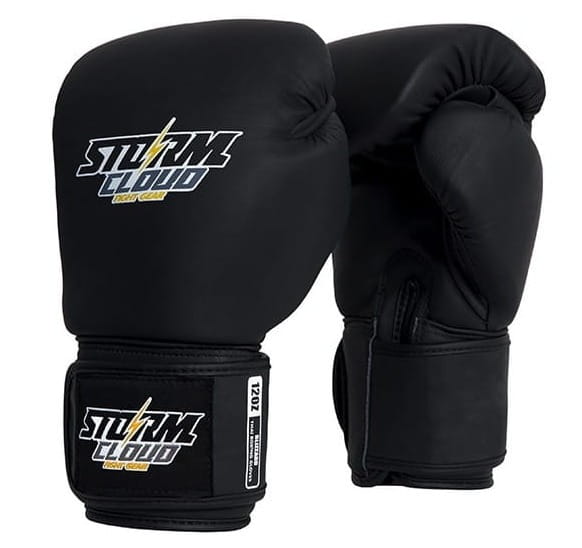StormCloud Rękawice do Muay Thai Blizzard Classic czarne