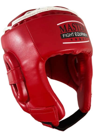 Sport Masters Kask bokserski KTOP-PU (WAKO APPROVED) czerwony