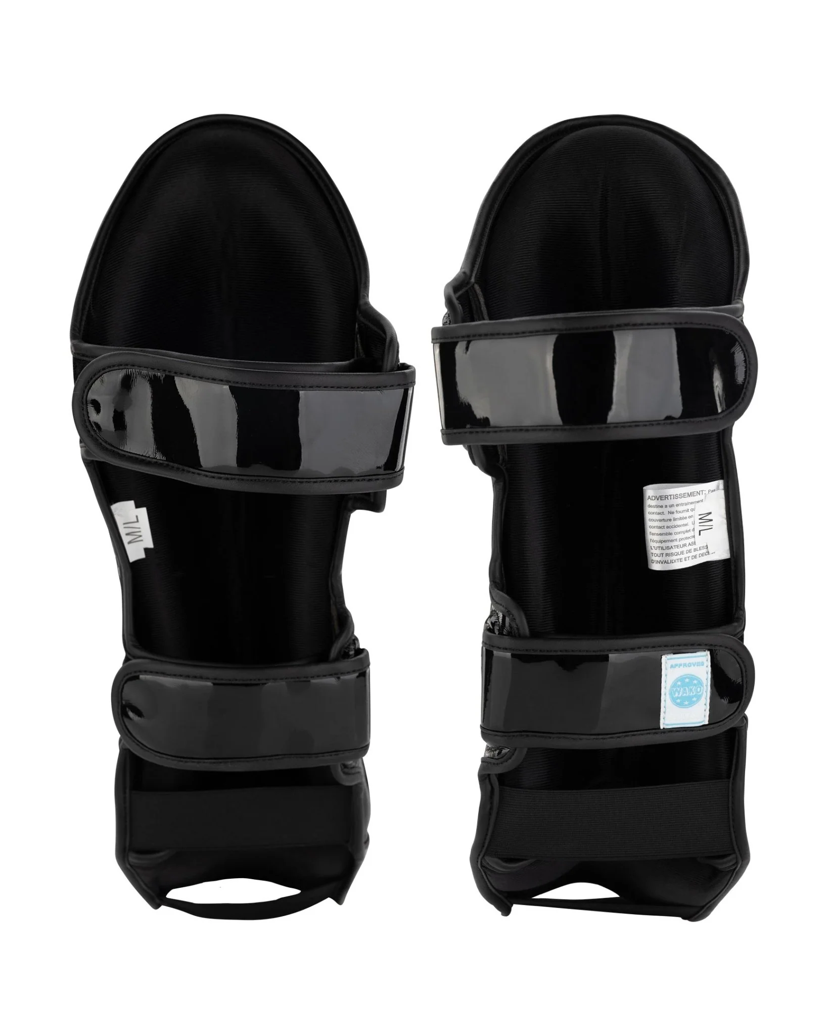 Century Ochraniacze piszczeli i stopy Valor WAKO - czarne