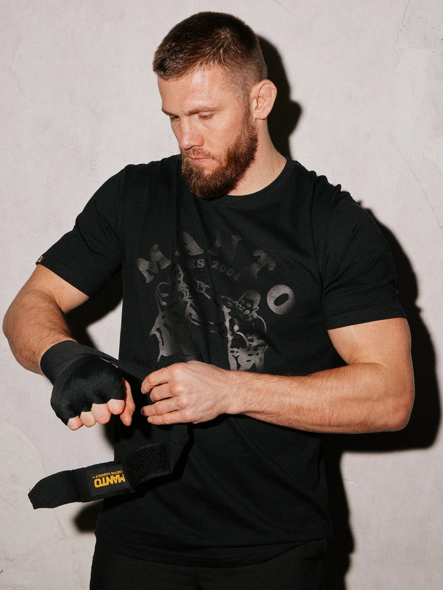 MANTO t-shirt BOXEO czarny