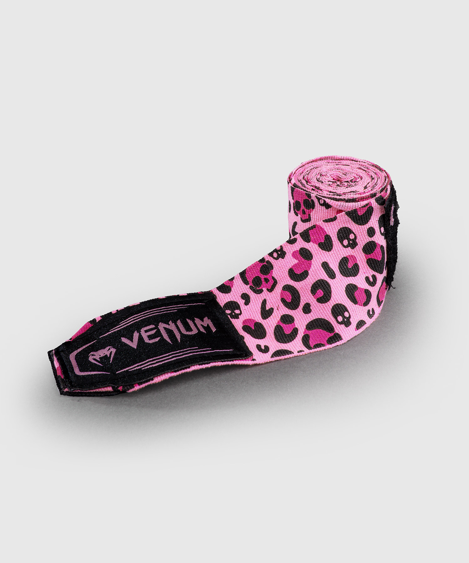 Venum Bandaże bokserskie Skull - 3 m - różowo/fioletowe