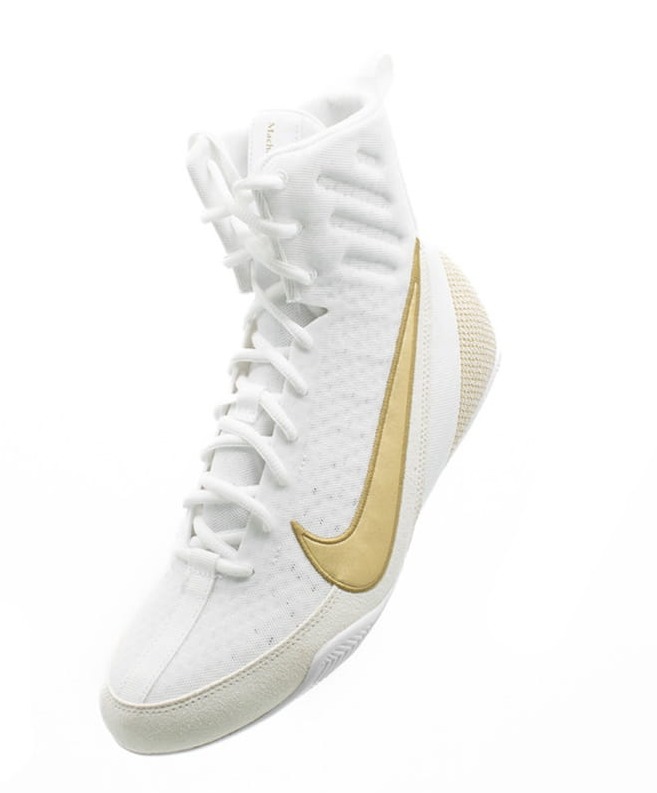 Nike Buty bokserskie MACHOMAI 3 biało/złote