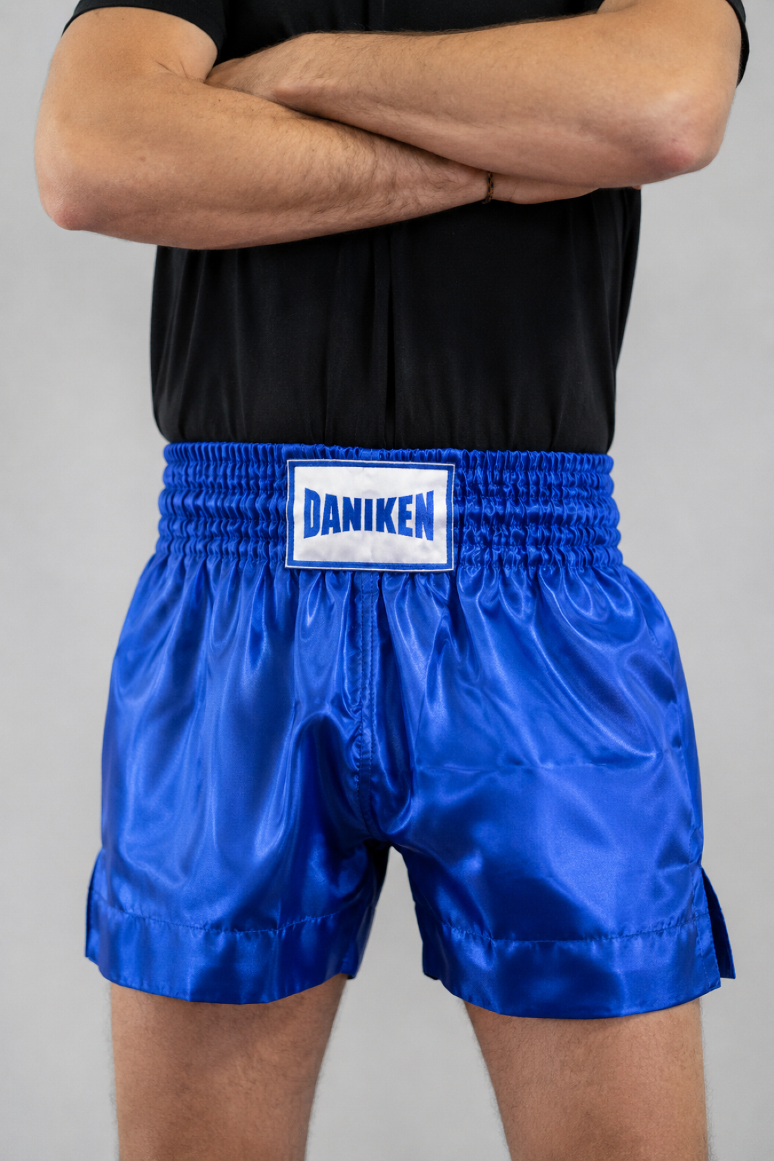 Daniken Spodenki treningowe Muay Thai/Kickboxing BASIC 2.0 - niebieskie