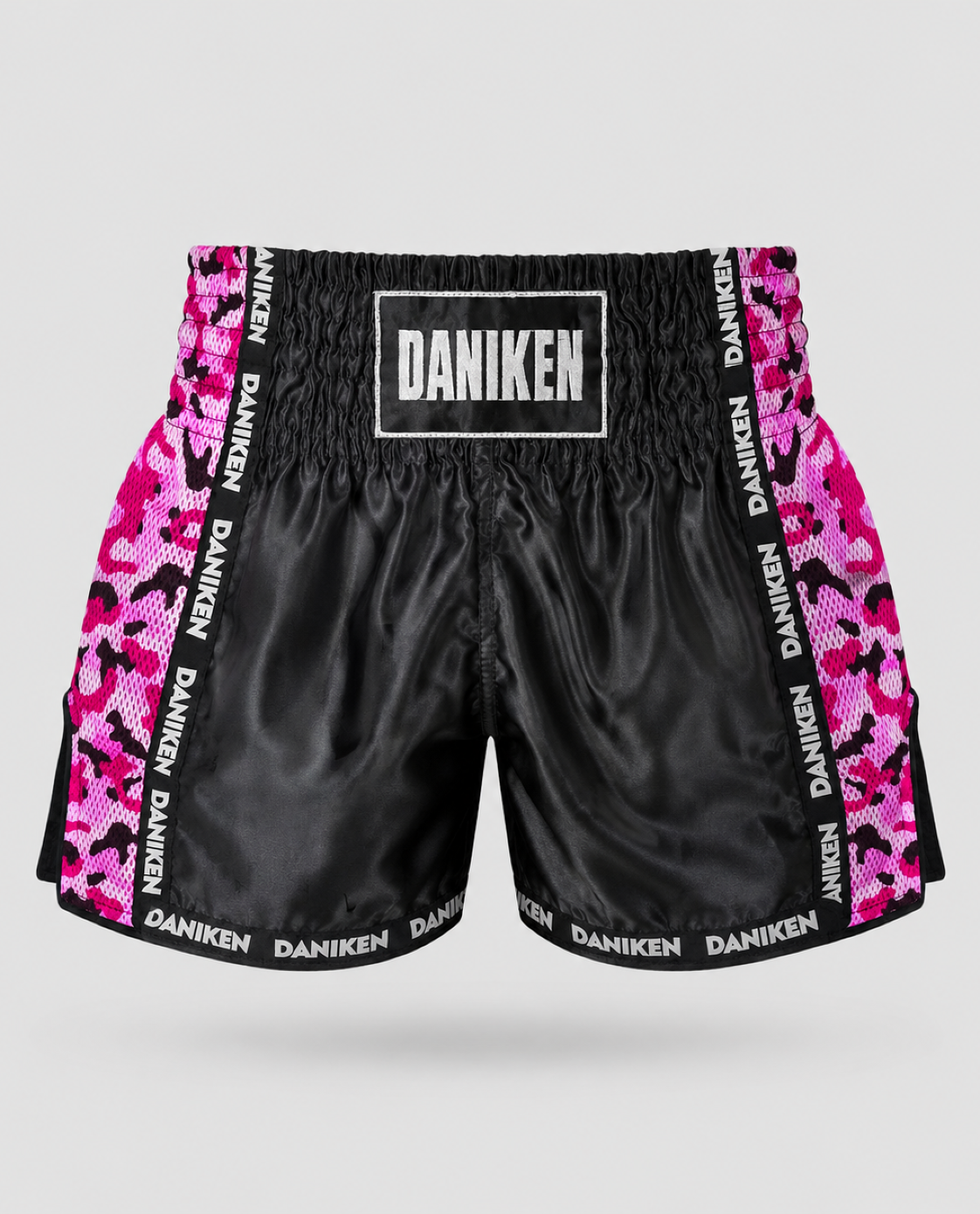 Daniken Spodenki treningowe Muay Thai/Kickboxing CAMO SPECIAL - TSS-41 różowe
