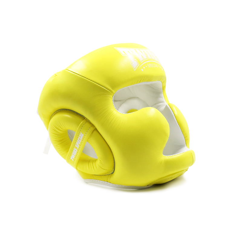 Twins Special Kask bokserski / sparingowy HGL3P - lemon