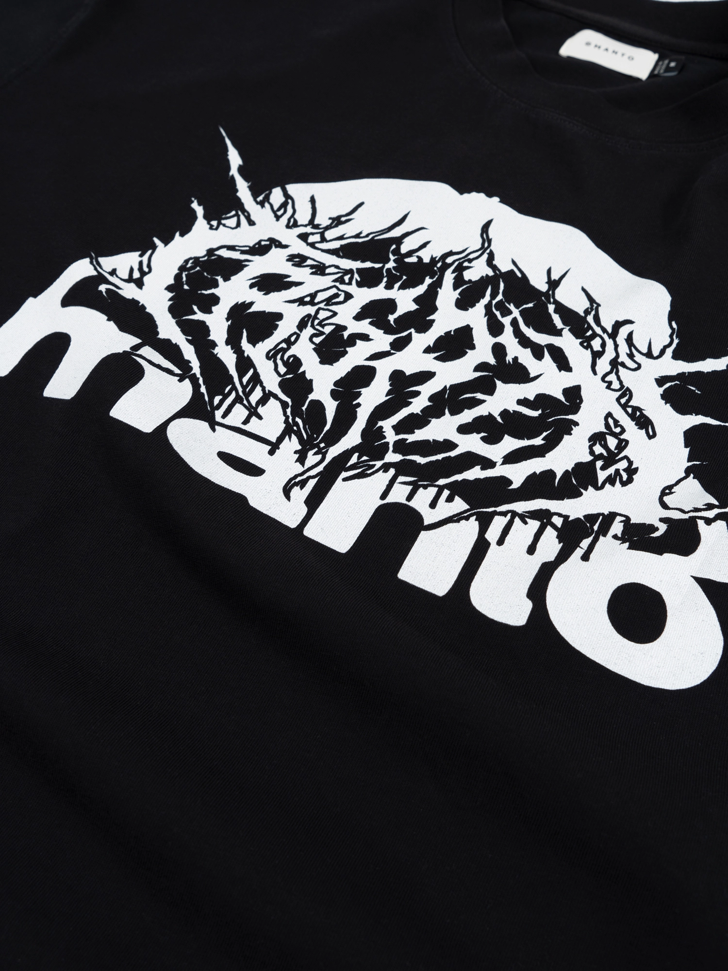 MANTO t-shirt TREASURE ZONE OVERSIZE czarny