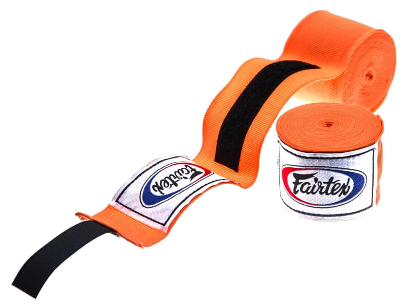 Fairtex Bandaże bokserskie HW2 4.5m - neon pomarańcz