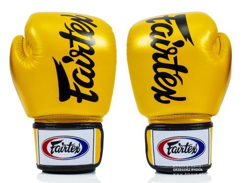 Fairtex Rękawice bokserskie BGV19 - gold