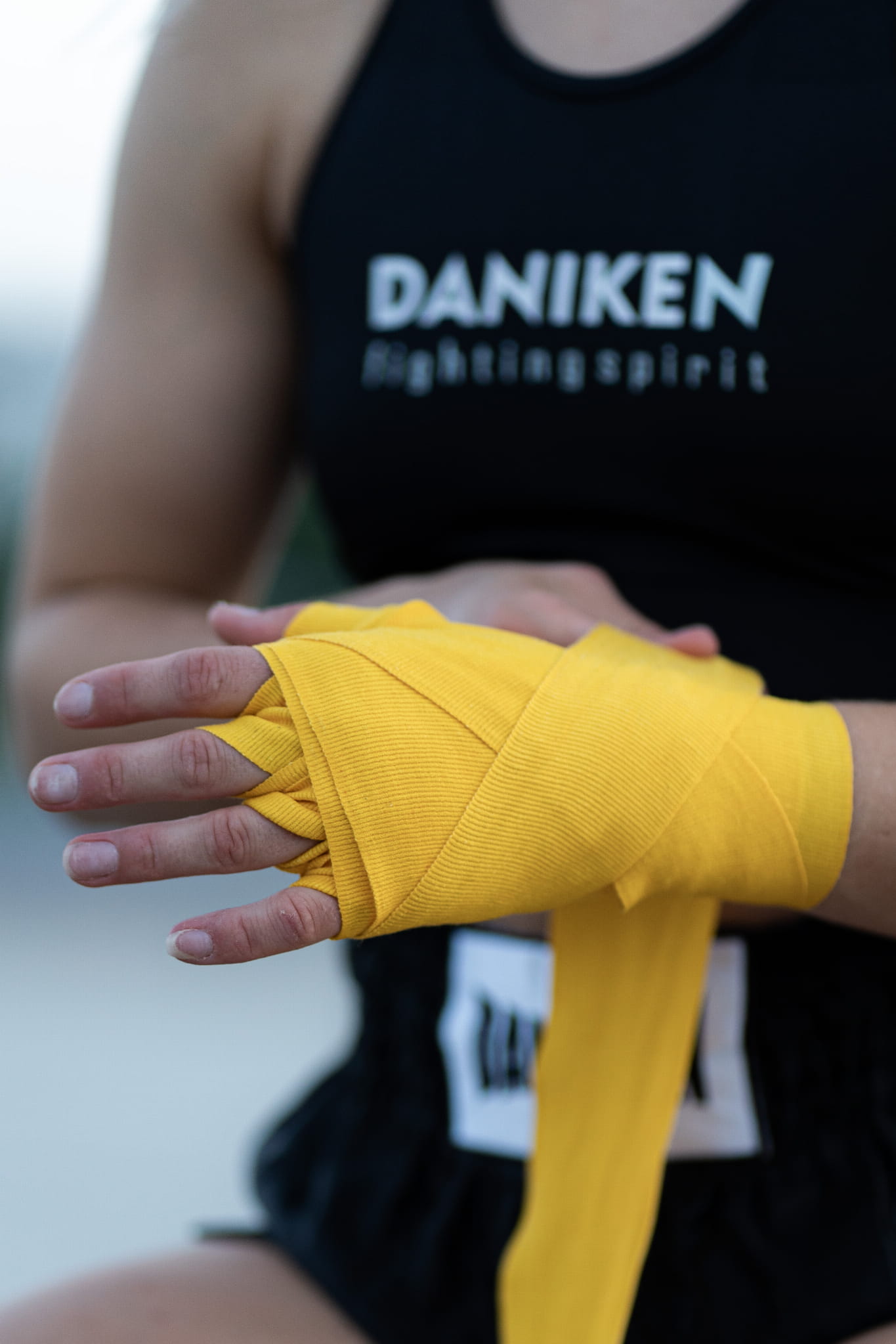Daniken Bandaże bokserskie CLASSIC-PRO 3,5 m - żółte