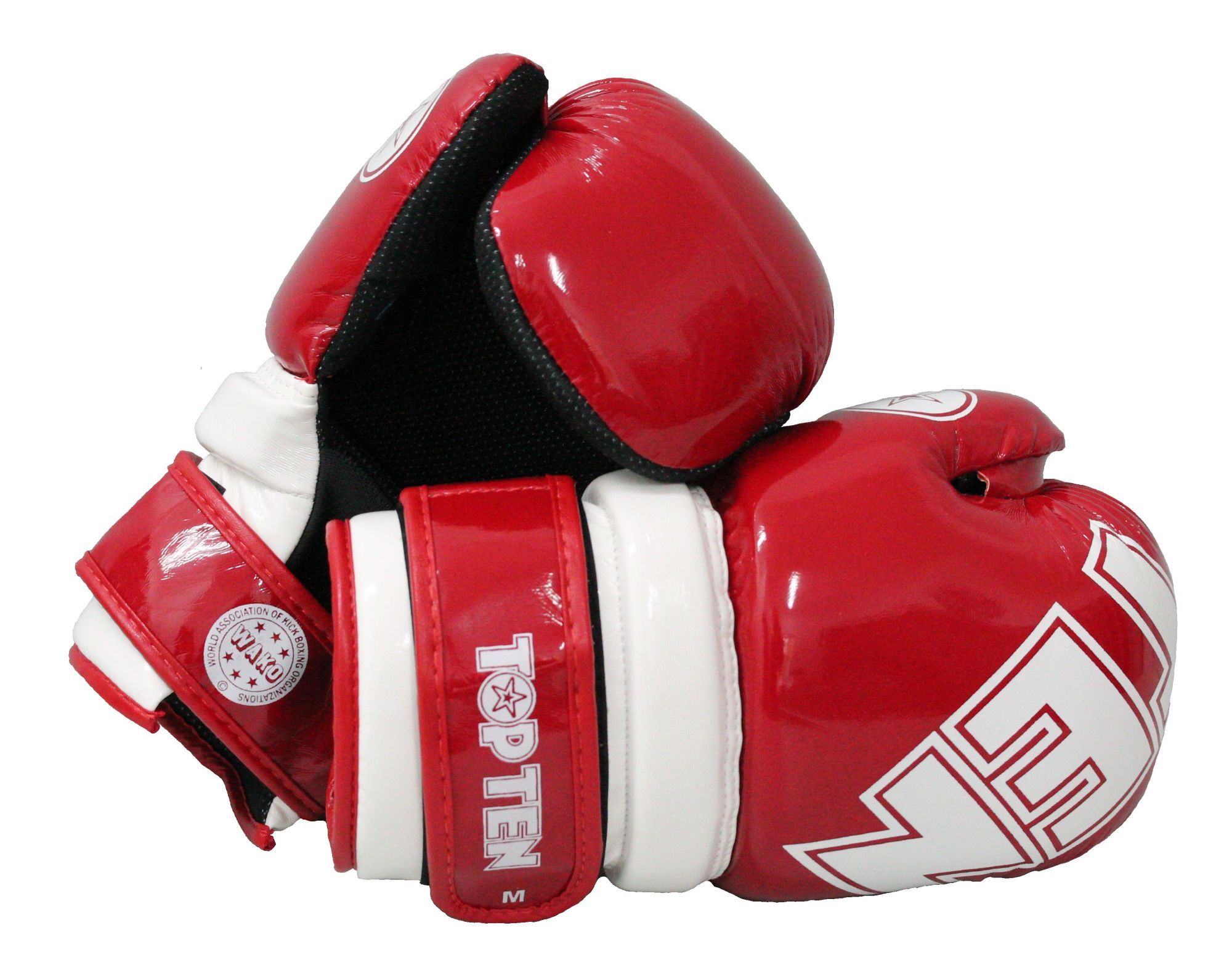 Top Ten Rękawice Pointfighter “Glossy Block” WAKO czerwone